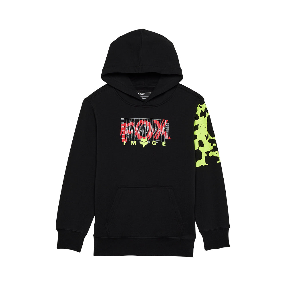 FOX YOUTH ENERGY FLEECE PULLOVER HOODY BLACK Holeshot Motorcycles